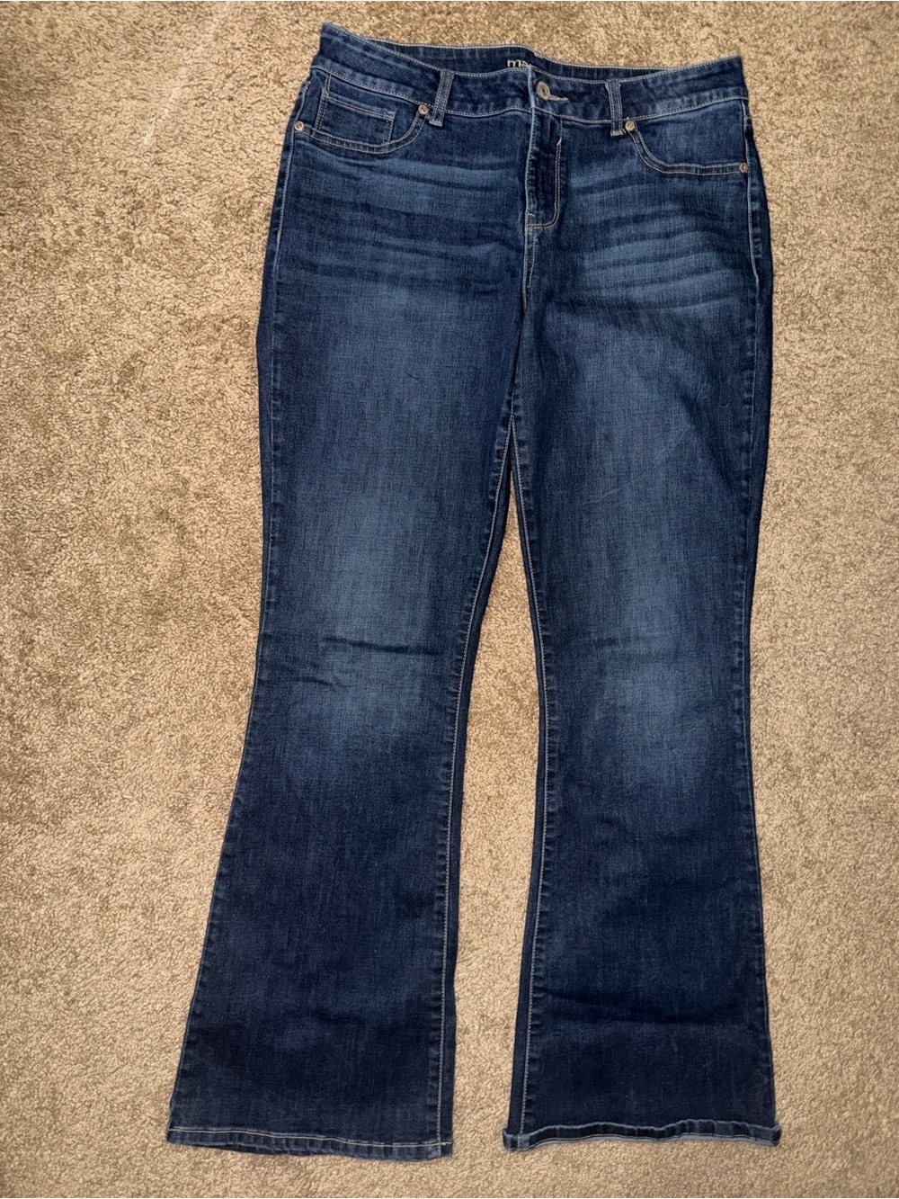 Dark Blue Womens Bootcut Jeans - Brand: Maurices